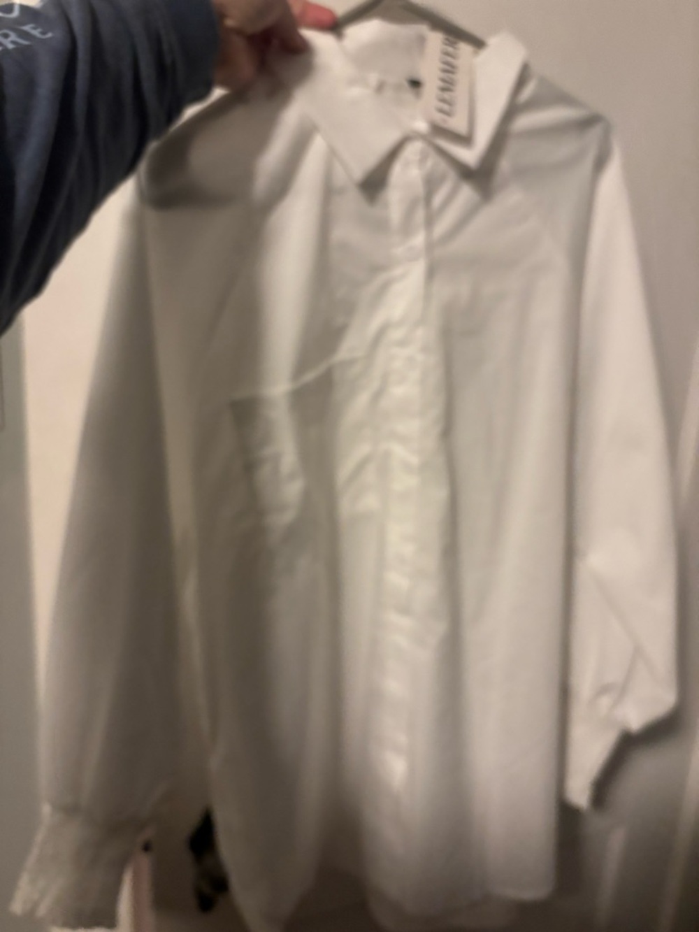 Classic White Women’s Dress Shirt - Clean Collar Style